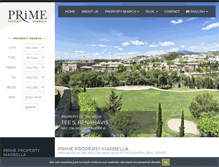 Tablet Screenshot of primepropertymarbella.com